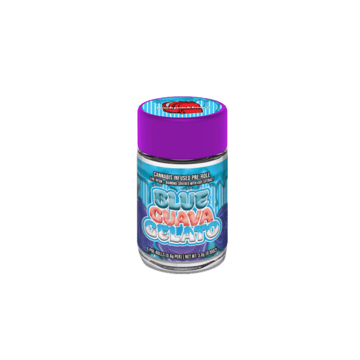 Blue Guava Gelato Infused Preroll 5 Pack - Image 1