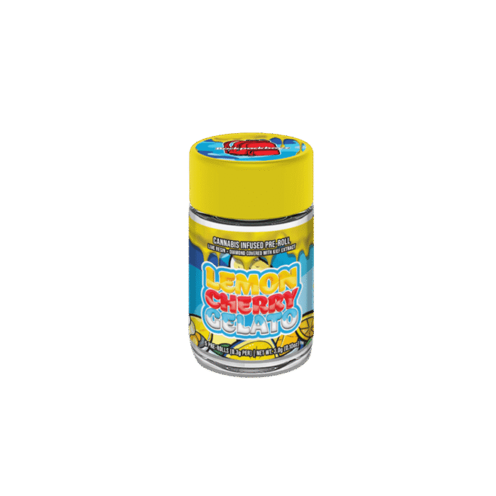 Lemon Cherry Gelato Infused Preroll 5 Pack - Image 1