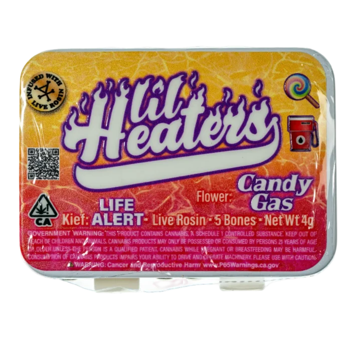 Lil Heaters | Candy Gas | 5 Live Rosin-Infused Pre-Rolls | 4g By Kaya Farms - Image 1