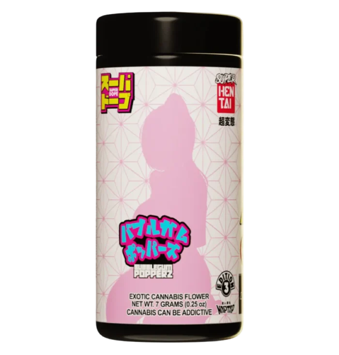 Bubble Gum Popperz | Super Dope | Hybrid | 1/4 Oz Jars By Super Dope X High Tech - Image 1