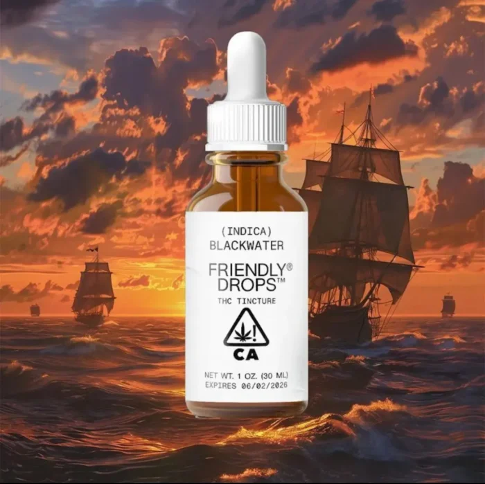 Friendly Farms | 1000mg THC Tincture | Black Water | Indica By Friendly Farms - Image 1