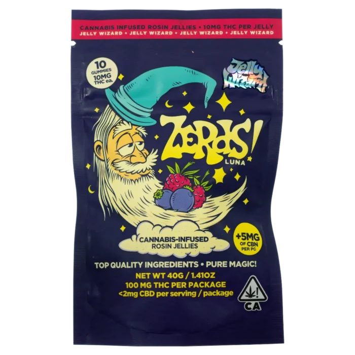 Zerds Luna | Cannabis Infused Rosin Jellies Edibles w/CBN | Jelly Wizard By Jelly Wizard - Image 1
