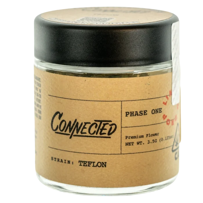 Teflon | Hybrid | 3.5g Premium Indoor Flower | Connected Phase One | Limited Drop By Connected Cannabis Co - Image 1