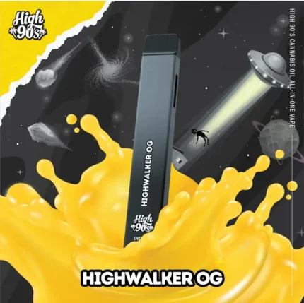 HighWalker OG | 2g Rechargeable Disposable Vape | Indica | High 90’s By High 90’s