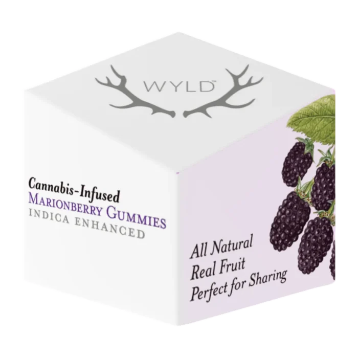 Marionberry | Cannabis Infused Gummies | 100mg | Indica | Wyld By Wyld - Image 1