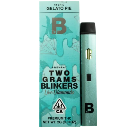 Blinkers Live Diamonds 2g Disposable vape | Gelato Pie | Hybrid By Blinkers