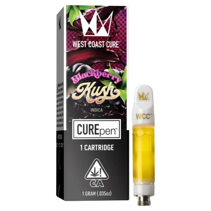 Blackberry Kush | West Coast Cure Pen | 1G | Indica By West Coast Cure - Image 1