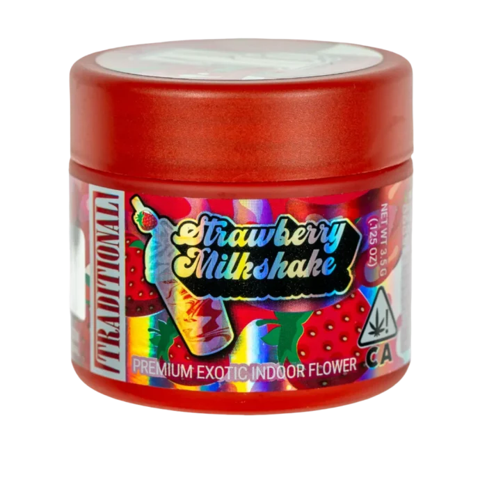 Traditional Strawberry Milkshake 3.5g | Premium Exotic Indoor Hybrid Flower By Traditional - Image 1