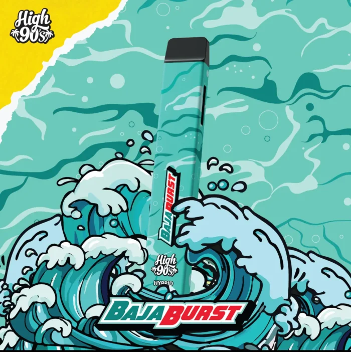 Baja Burst | 2g Rechargeable Disposable Vape | Hybrid | High 90’s By High 90’s - Image 1