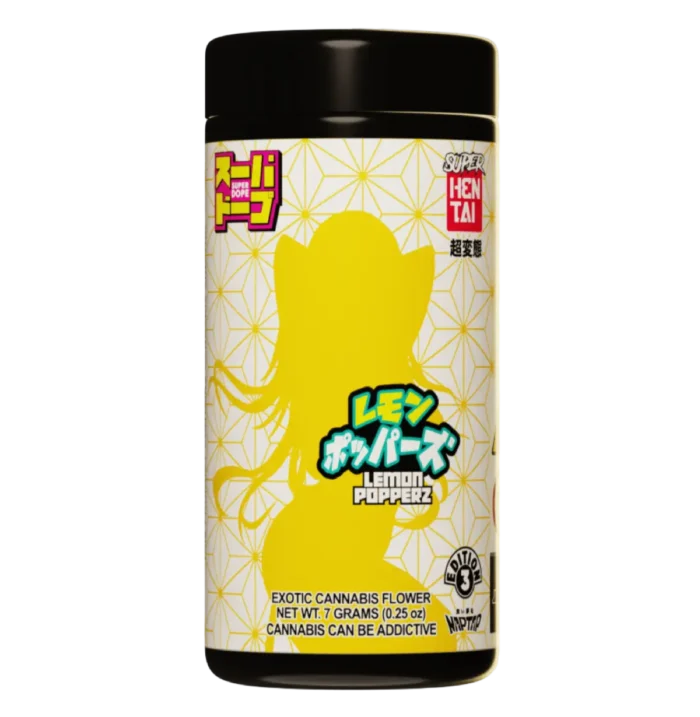 Lemon Popperz | Super Dope | Sativa | 1/4 Oz Jars By Super Dope X High Tech - Image 1