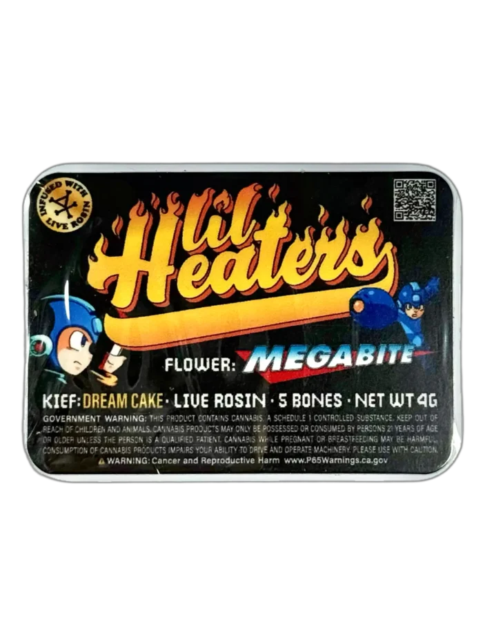 Lil Heaters | Megabite | 5 Live Resin Infused Pre Rolls | Dream Cake By Kaya Farms - Image 1