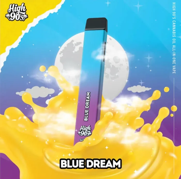 Blue Dream | 2g Rechargeable Disposable Vape | Sativa | High 90’s By High 90’s - Image 1
