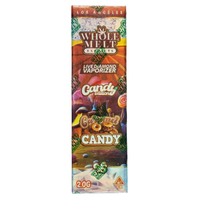 Whole Melt Extracts – Caramel Candy | 2G Live Diamond Vaporizer | Candy Edition By Whole Melt Extracts - Image 1