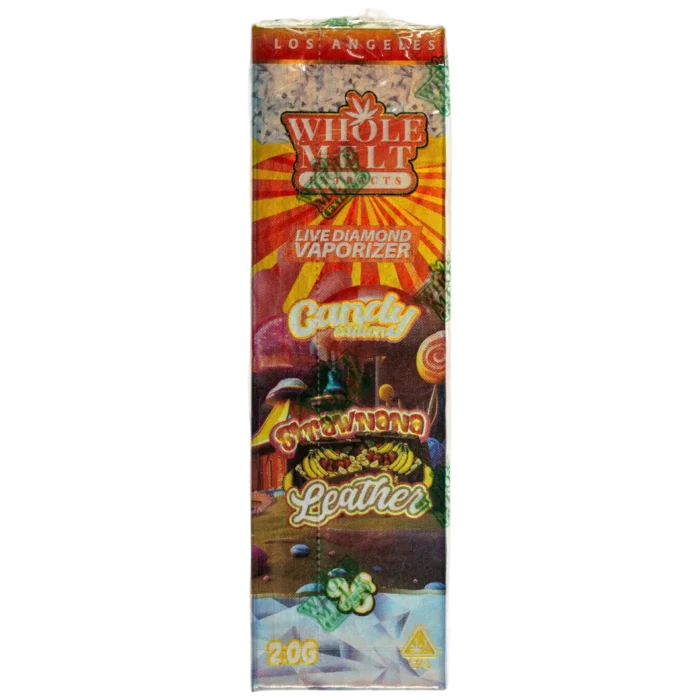 Whole Melt Extracts – Strawana Leather | 2G Live Diamond Vaporizer | Candy Edition By Whole Melt Extracts - Image 1