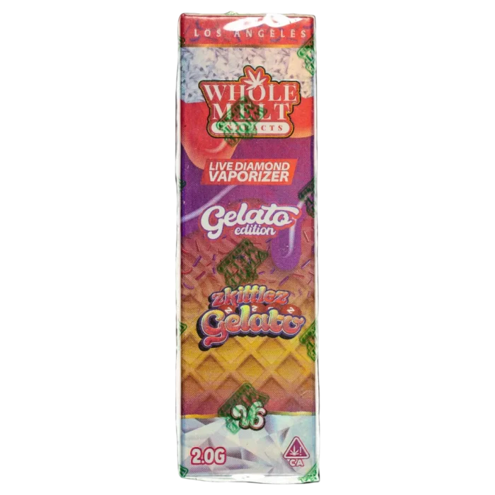 Whole Melt Extracts – Zkittlez Gelato | 2G Live Diamond Vaporizer By Whole Melt Extracts - Image 1