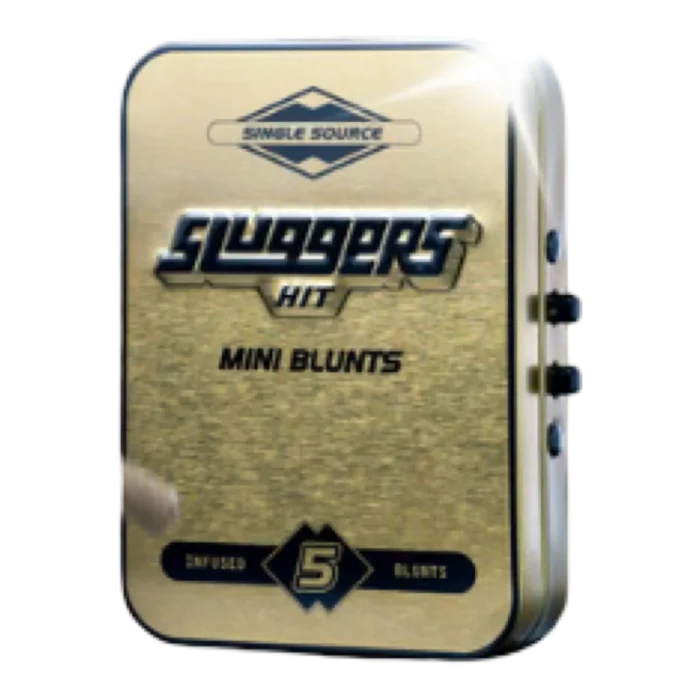 Sluggers Watermelon Zkittles Mini Blunts | 3.5g | JUICED with Diamonds & Hash | Hybrid | 5-Pack By Sluggers - Image 3