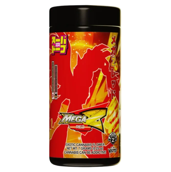 Mega Z Red | Super Dope | Hybrid | 1/4 Oz Jars By Super Dope X High Tech - Image 1