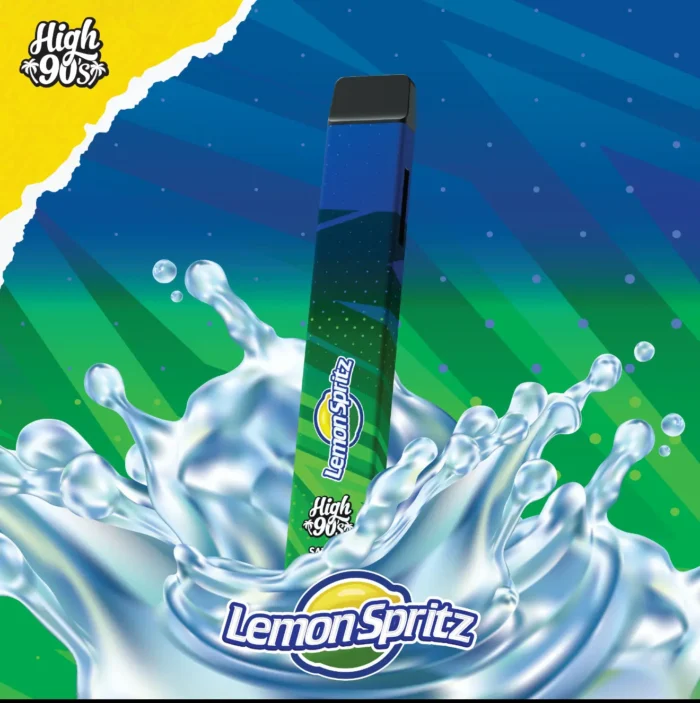 Lemon Spritz | 2G Rechargeable Disposable Vape | Sativa | High 90’s By High 90’s - Image 1