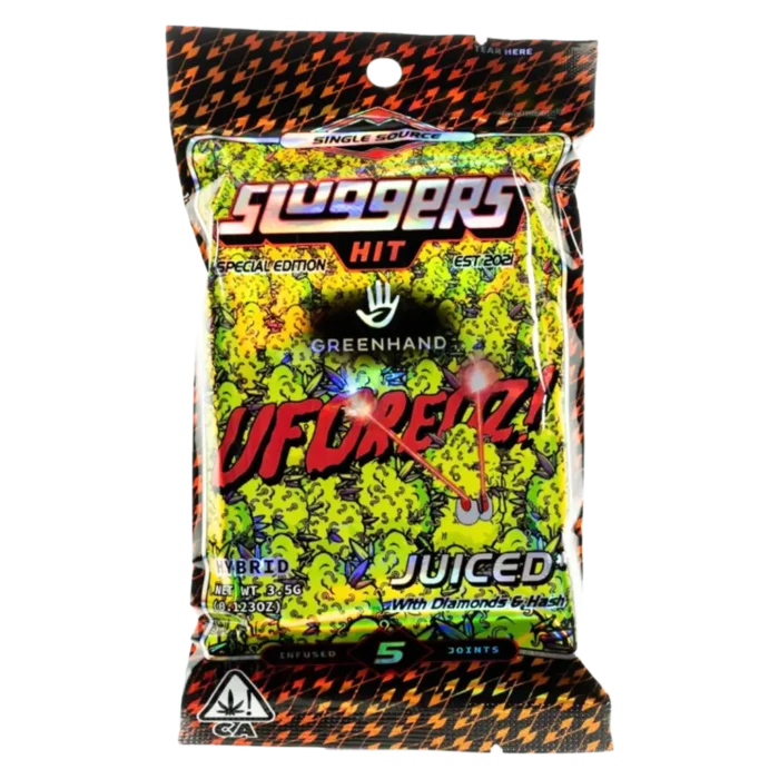 UFOreos | Sluggers 5 Pack Infused Pre Roll | Hybrid | 3.5 By Sluggers X Green Hand - Image 1