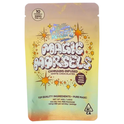 Magic Morsels | Cannabis Infused White Chocolate | Jelly Wizard By Jelly Wizard