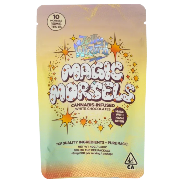 Magic Morsels | Cannabis Infused White Chocolate | Jelly Wizard By Jelly Wizard - Image 1