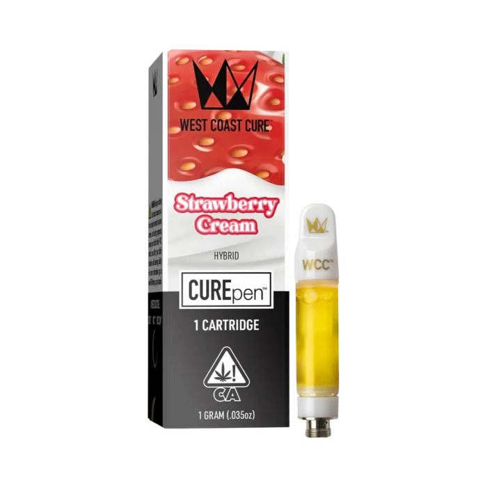 Strawberry Cream | West Coast Cure Pen | 1G | Hybrid By West Coast Cure - Image 1