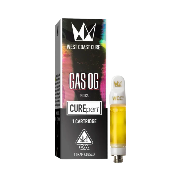 Gas Og | West Coast Cure Pen | 1G | Indica - Image 1